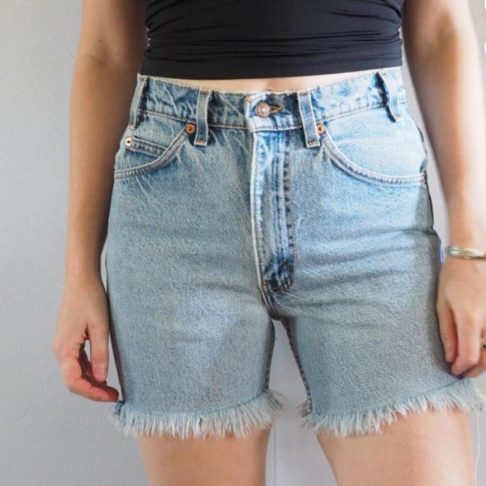 Vintage Orange Tab Levi's Shorts